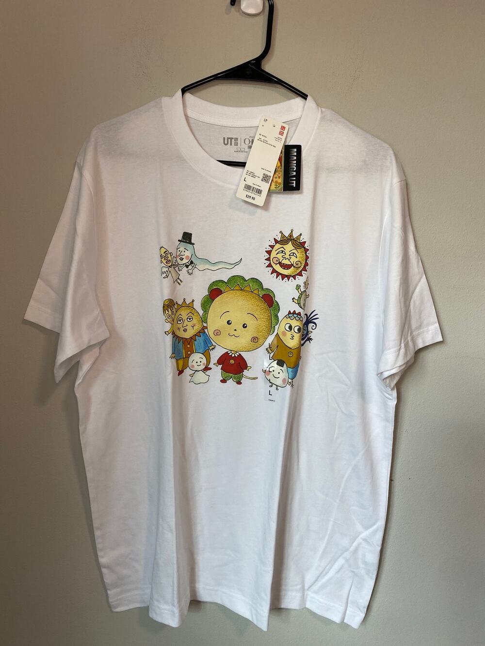 New UNIQLO UT COJI-COJI Manga Shueisha 100th T-Shirt White Large
